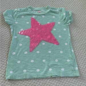 Crewcuts Sparkle Starfish Tee - Size 4/5
